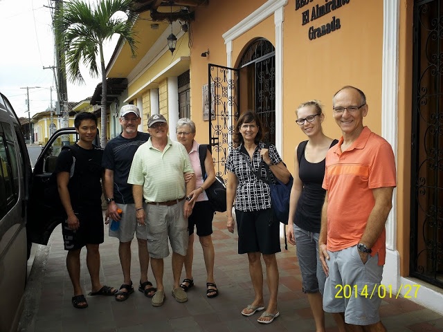 Last group photo op in Granada