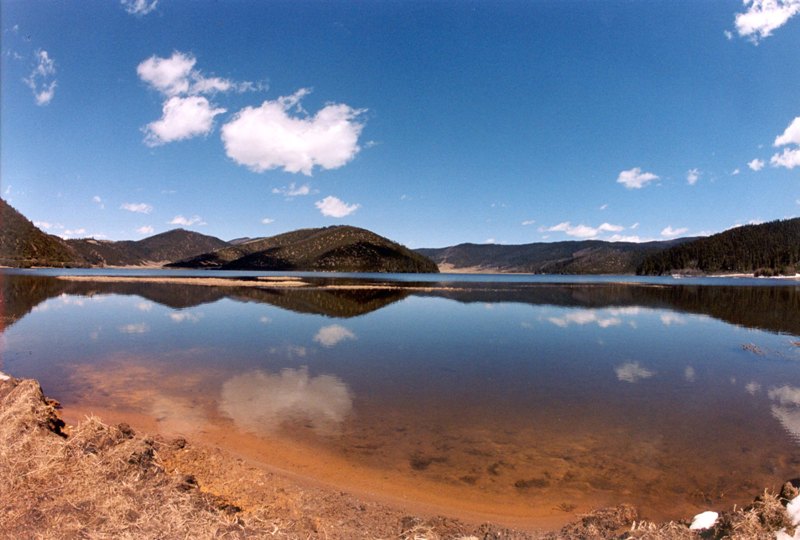 Shudu Lake Through a Fisheye Lens