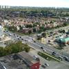 Facing SE, junction of Steeles and Midland