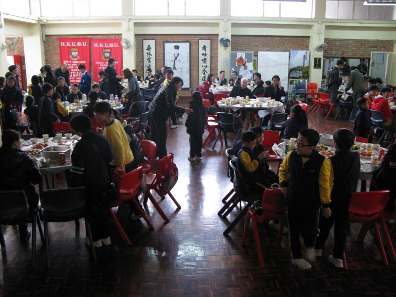 04 Lunch at Ricci Hall with students from 3 schools