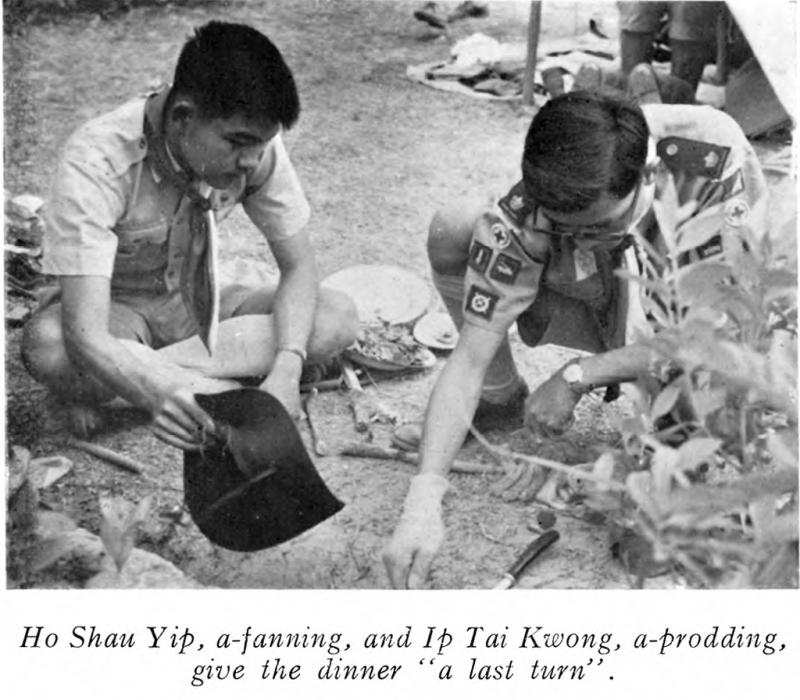 60Scouting_Camping preparing dinner