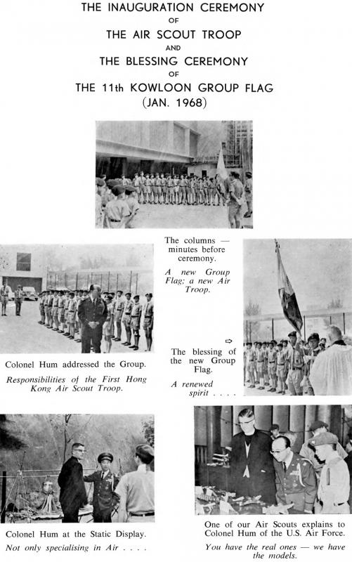 Inauguration of Air Scout Troop and Blessing of New Group Flag