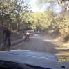 Heading towards the clinic in the early morning sun