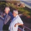 Relaxing with Fr Joseph Foley on board Queen Mary at Long Beach