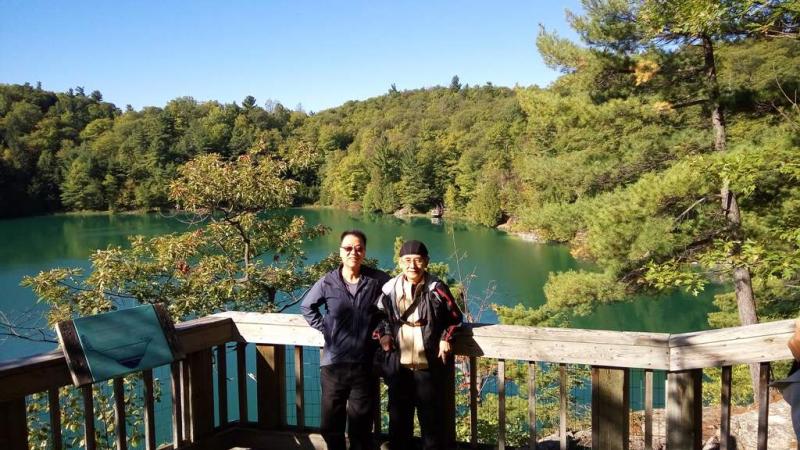 September 24 Hiking around Pink Lake in Gatineau