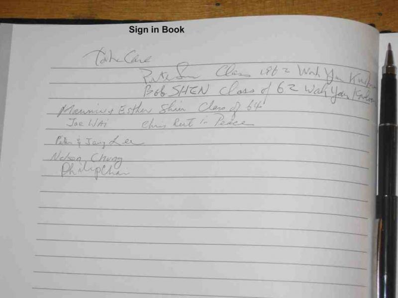 3. Sign in Book