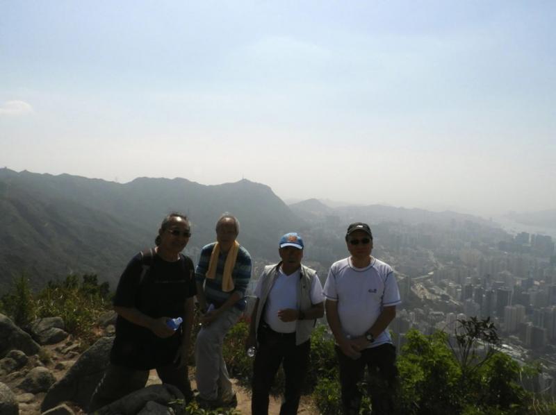 We did not go up to the top because the path looks precarious.