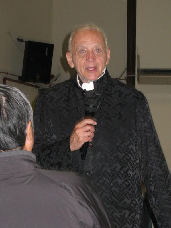24 Fr Naylor addressing gathering