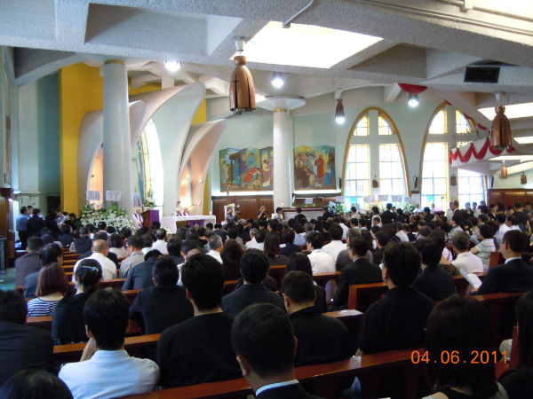 20110604 Mass for Ku Chi Chung at St Joseph Church