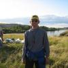 Camping at elevated grassland