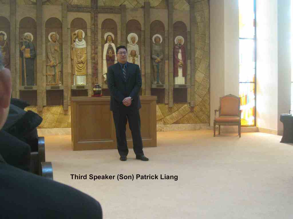 8. Third Speaker (Son) Patrick  Liang