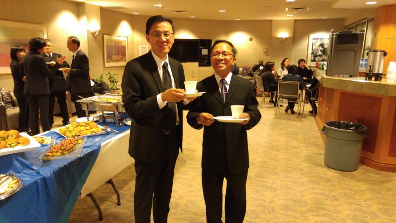 Peter Yeung & Andrew Ng (WYHK) at Family Reception